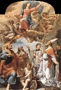 Ubaldo Gandolfi The Madonna in the glory with holy oil painting